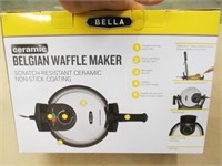New Bella Ceramic Belgian Waffle Maker