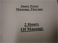 Inner Peace Massage Therapy - 2 Hour Massage