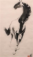 Painting of Horse on Rice Paper