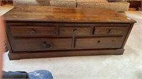 Wooden coffee table/storage unit no contents