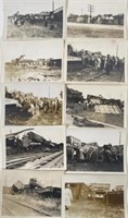 COLE BROS. CIRCUS TRAIN WRECK PHOTOGRAPHS