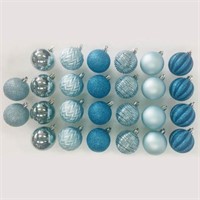 Holiday Time 26-Pk Shatterproof Ornaments, Blue