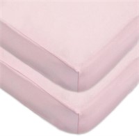 ABC 2-Pk Fitted Crib Sheet for Standard Crib and