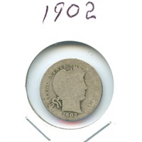 1902 Barber Silver Dime