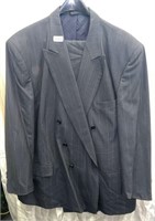 Mens Wool Suit, 52R Jacket, 47 Slacks