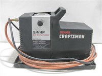 Vtg Craftsman 3/4 HP Air Compressor Powers On