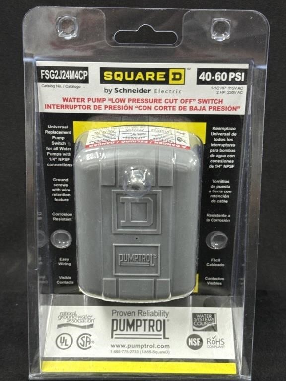 Square D FSG2J24M4CP 40-60 PSI Schneider Electric