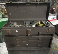 Kennedy style 520 tool box with contents that