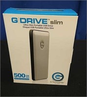 New in Box Hitachi G Drive Slim 500GB