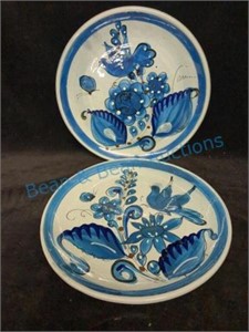 Mexican pottery plates