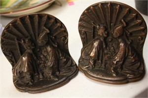 A Pair of Cast Iron Book Ends