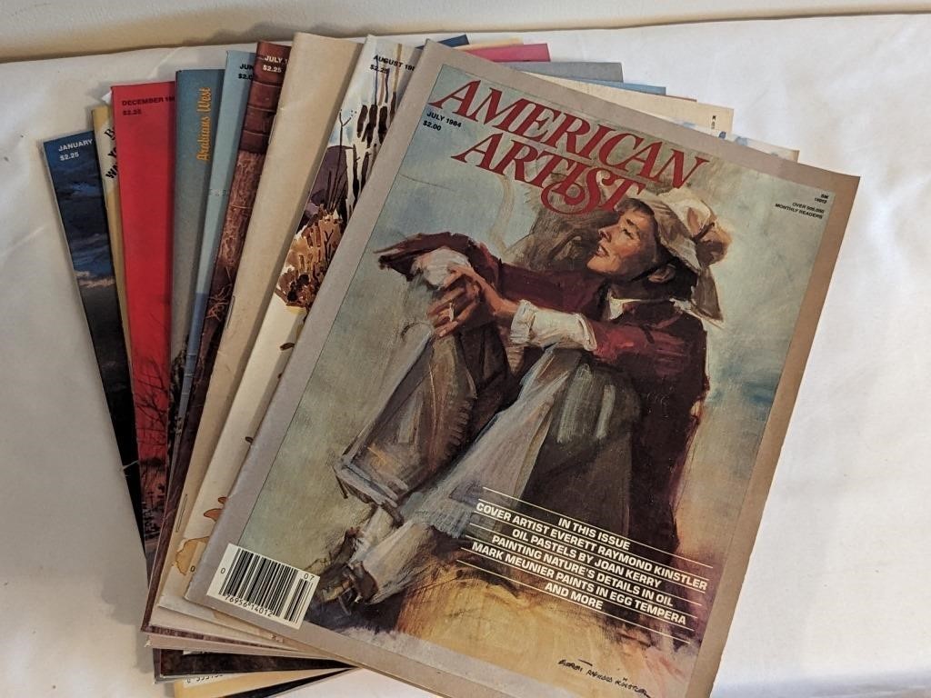 AMERCIAN ARTIST MAGAZINES