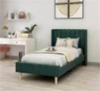 Single Sz 903t Ink Green Platform Bed.