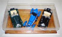 Cased set of three 'Burago' model cars
