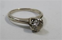 14k DiamondHeart ring &14k white gold diamond ring