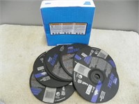 Twenty Norton 7"x1/16"x7/8" metal cutting disks