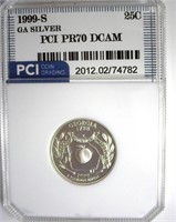 1999-S Silver Quarter PCI PR70 DCAM Georgia