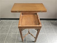 Vintage Wood Game Table