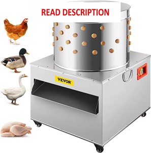 20Inch Chicken Plucker  1500W 275R/min  Heavy Duty