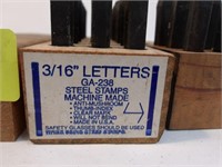 Steel Letter And Number Stamps