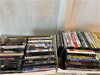 Approximately 68pc DVDs: Hangover, Others, etc