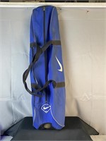 Nike Bat Bag with 5 Baseball Bats