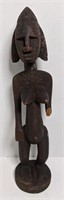 17.5" African Female Fertility Statue, arm is