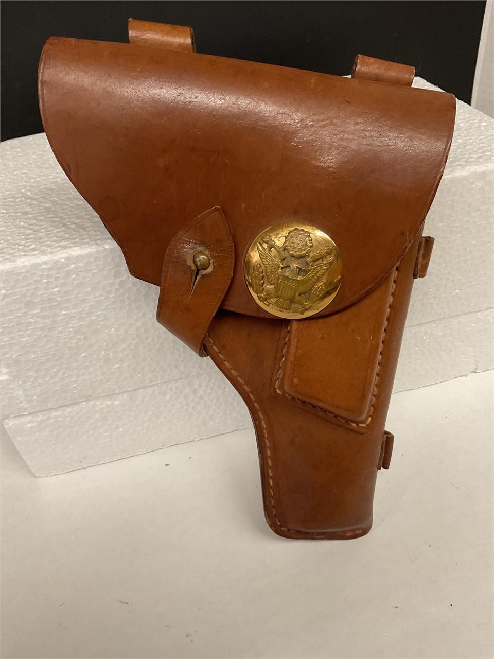 WWII Leather belt holster