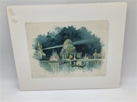 1893 Chicago Litho, "The Electric Fountain"