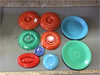 Fiesta ware lids plates