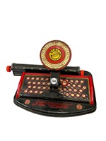Vintage Marx Tin Toy Jr. Dial Typewriter