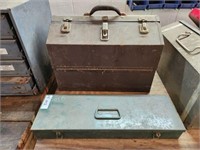 KENNEDY TOOL BOX AND CONTENTS, RATCHET BOX