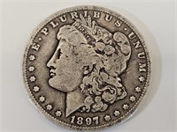 1897 O Morgan Silver Dollar Coin
