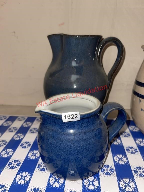 Old Timer Water Pitcher and Small Stoneware