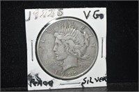 1922 S Peace Silver Dollar