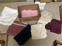 box of table cloths