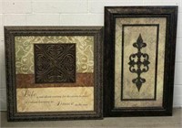 Framed Wall Art- Lot of 2