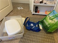 Plastic Containers and Tote Bags