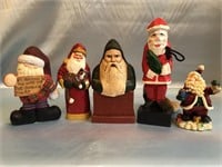 5- SANTA CLAUS FIGURES GETTING IT DONE