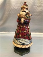 LIVING QUARTERS SANTA MADE OF METAL 12 INCHES