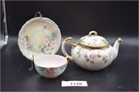 limoges Teacup and HP Teapot