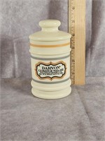 VINTAGE DARWIN COMPOUND APOTHECARY JAR