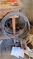 Long run of 3/16 steel cable