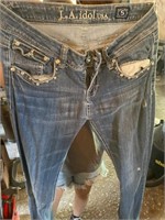Two pair of ladies jeans