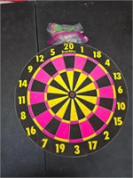 Vintage Franklin Double-Sided Dartboard