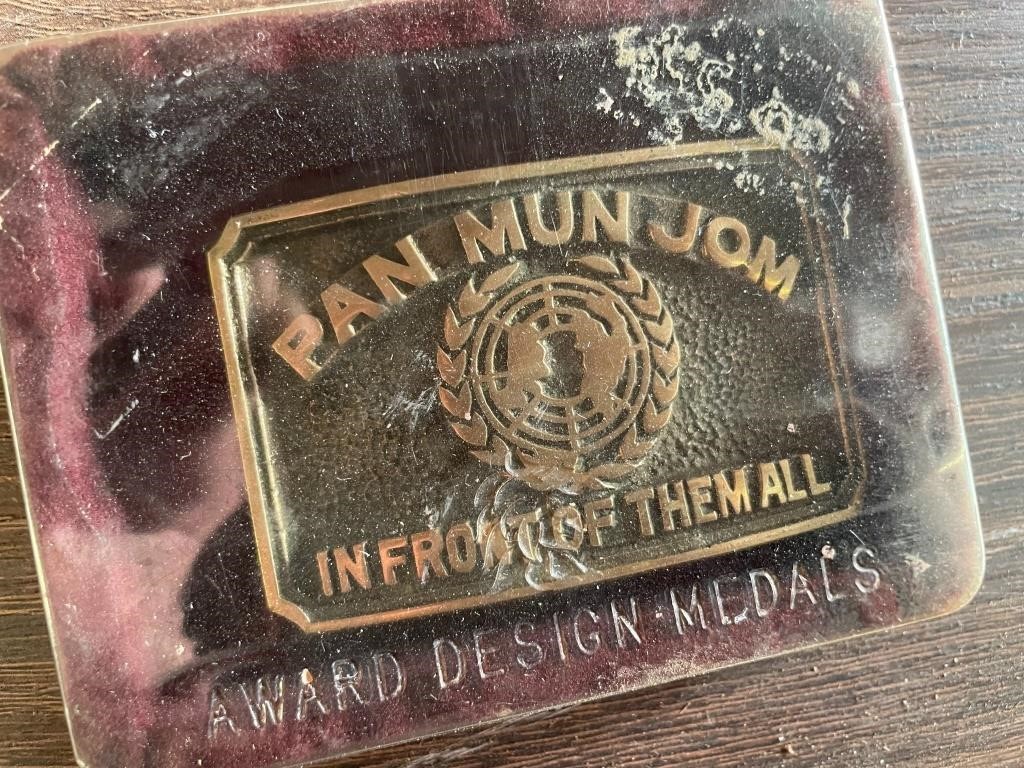 Vintage 1950s Pan Mun Jom Belt Buckle