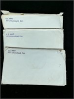 (3) 1974 Uncirculated US Mint Set