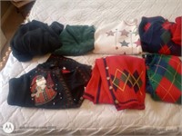 Lot of Ladies Holiday Sweaters