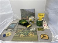 John Deere Coffee Cups Gloves Pin Back Buttons