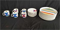 Vintage Franco Pozzi ceramic dishes